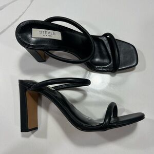 Steven By Steve Madden Black Heels